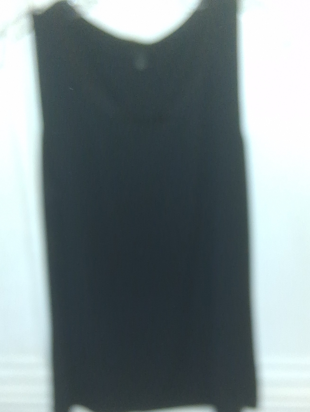 Talbots Black Sleeveless Tank  Top Size:Large